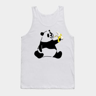 Panda eating Banana Tank Top